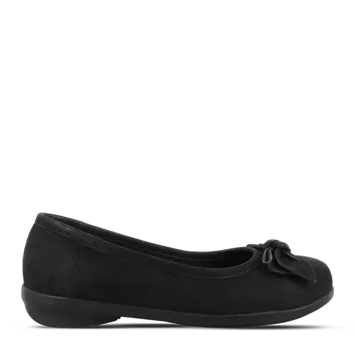 Green Comfort Vela Bow Ballerina sko