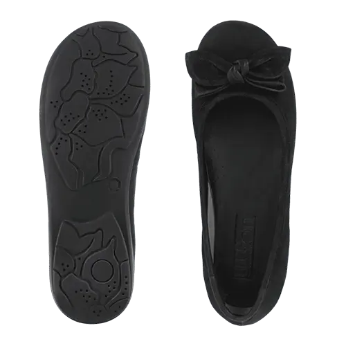 Green Comfort Vela Bow Ballerina sko