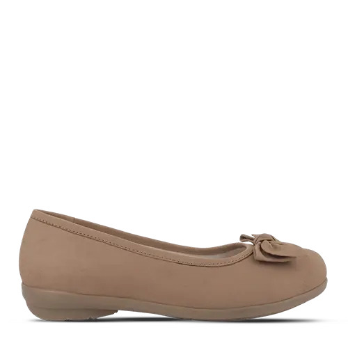 Green Comfort Vela Bow Ballerina sko