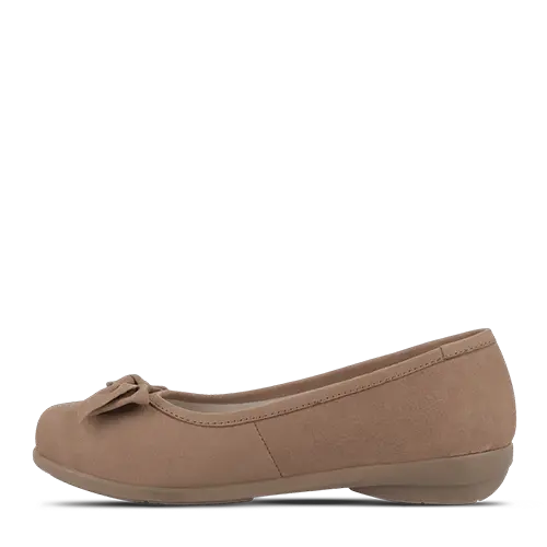 Green Comfort Vela Bow Ballerina sko