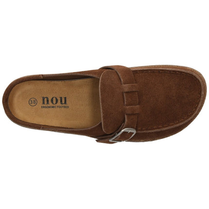 Nou Emilian W Leather Cork Moc sandal