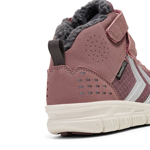 Bottines D'hiver Hummel Crosslite Winter Mid Pour Enfant - Dessus Synthétique, Semelle EVA, Fermeture à Boucle, Tige Cheville