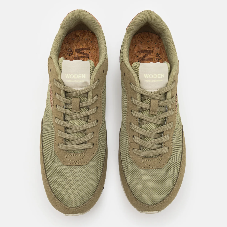 Woden Signe Scarpe Da Ginnastica Donna – Leggere, In Pelle E Mesh, Suola In Schiuma PU, 50% Poliestere Riciclato, Ecologiche